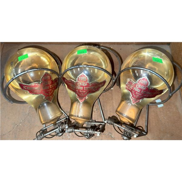3 Chief Fire Extinguisher Glass Fire Grenades