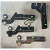 Image 1 : 4 Trailer Hitch Ball Mounts and 1 Adjustable Drop Hitch Attachment