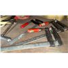 Image 3 : Hand Tools Including Pipe Cutter, F-Clamps, and Web Slings