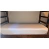 Image 5 : Heavy Duty Wooden Bunk Bed with Built-in Ladder and Twin Mattresses