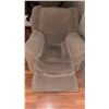 Image 6 : Padded Fabric Recliner Armchair with Lever Recline Mechanism
