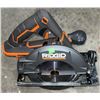 Image 4 : Ridgid 18V Cordless Brushless Circular Saw, Inflator, 18V Battery, Charger and Carrying Bag