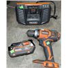 Image 1 : Ridgid Cordless Drill with Charger and 3.0Ah Battery