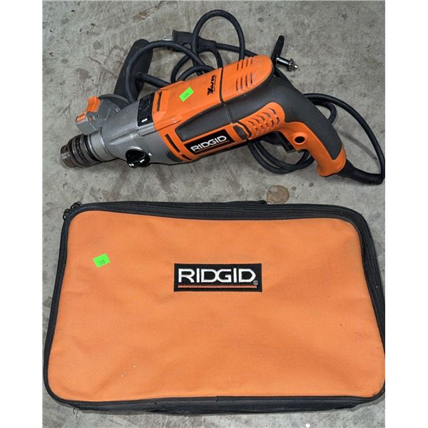 Ridgid 1/2 Inch Spade Handle Drill with Carry Case