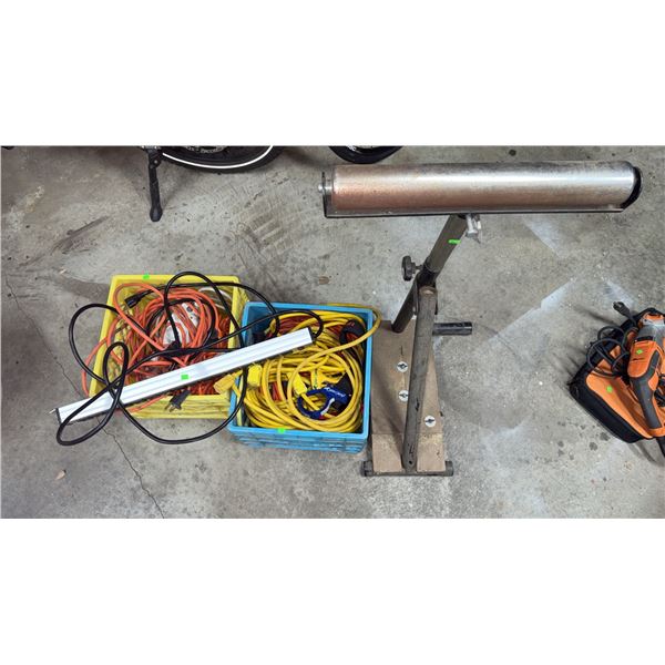 Extension Cords, Power Strip, and Industrial Stand