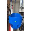 Image 2 : Blue Plastic Toddler Swing Seat with Chain Suspension