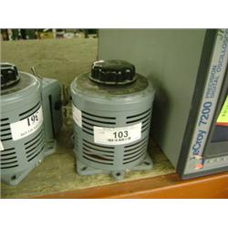 POWERSTAT VARIABLE AUTOTRANSFORMER