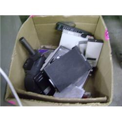 BOX OF MISC TEST PARTS
