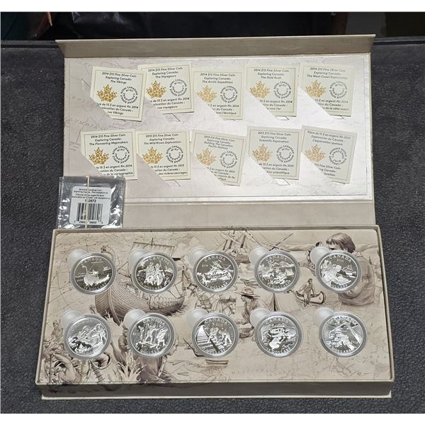 2014 - 10 x $15.00 - Exporing Canada