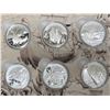 Image 3 : 2014-2015 "Exporing Canada" .999 Fine Silver 10-Coin Complete Set in Display Case.  Approx 7.4 tr oz