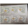 Image 6 : 2014-2015 "Exporing Canada" .999 Fine Silver 10-Coin Complete Set in Display Case.  Approx 7.4 tr oz