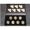 Image 1 : 2014 "The Seven Sacred Teachings" 7oz .999 Fine Silver Coin Set in Display Case.