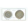 Image 2 : 1951 Canada Silver Dollar and 50 Cent Silver Coin