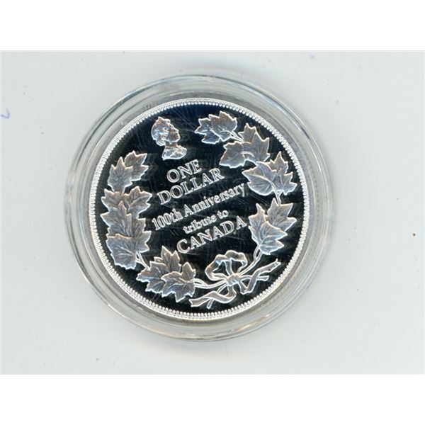 2006 Cook Islands Silver Dollar (Tribute to Canada)