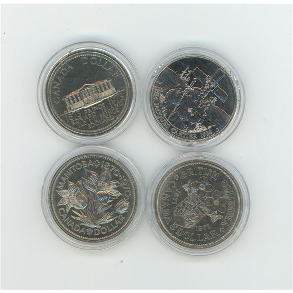 1970,1971,1973,1984 Commemorative dollars