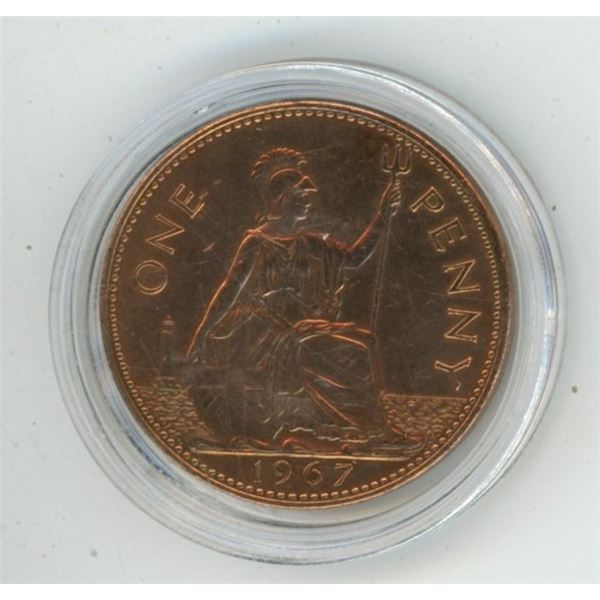 1967 Britain Penny