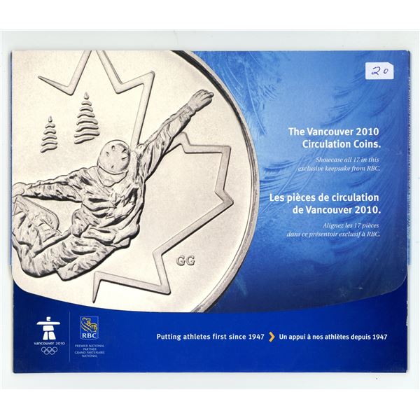 Vancouver 2010 Olympic Circulation Coin Set