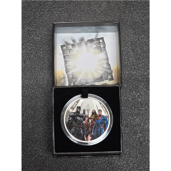 2018 Canada $30 Justice League 2oz .999 Fine Silver Coin in Display Box