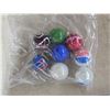 Image 5 : Tray & 8 large Pepsi marbles