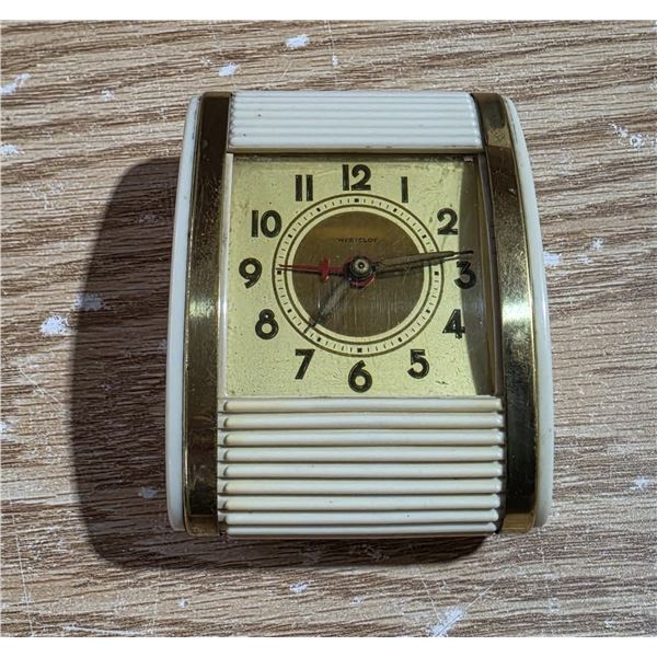 Vintage Travel alarm clock - Works great)