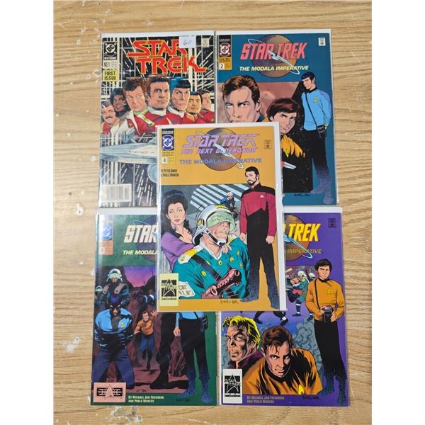 5 Star Trek Comics incl #1
