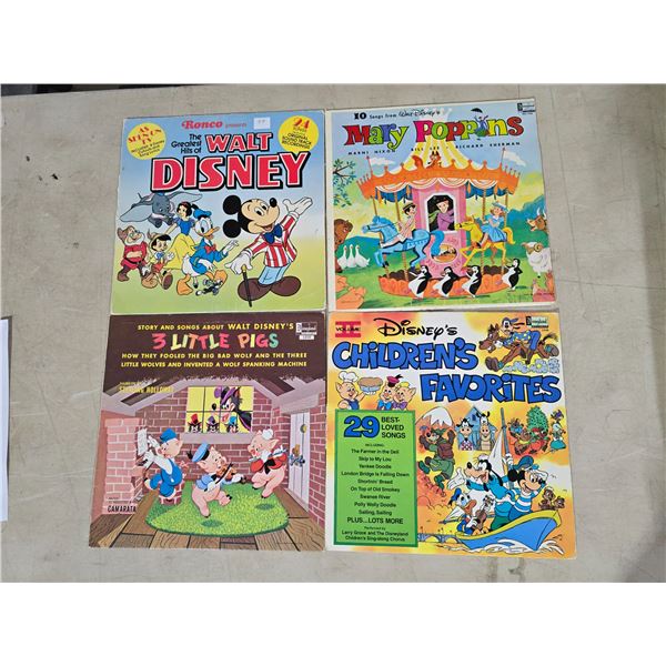 Rare - 4  - Children Disney LP's