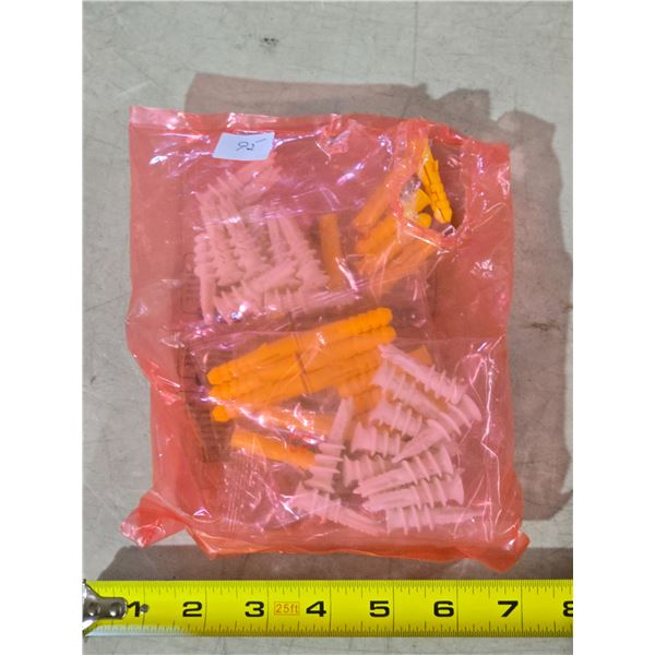 Pkg of electrical & drywall anchors