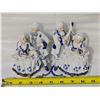 Image 2 : 3 classic Victorian Porcelain figurines