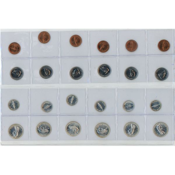 1967 Centennial Coins - set of 6 ea - Pristine