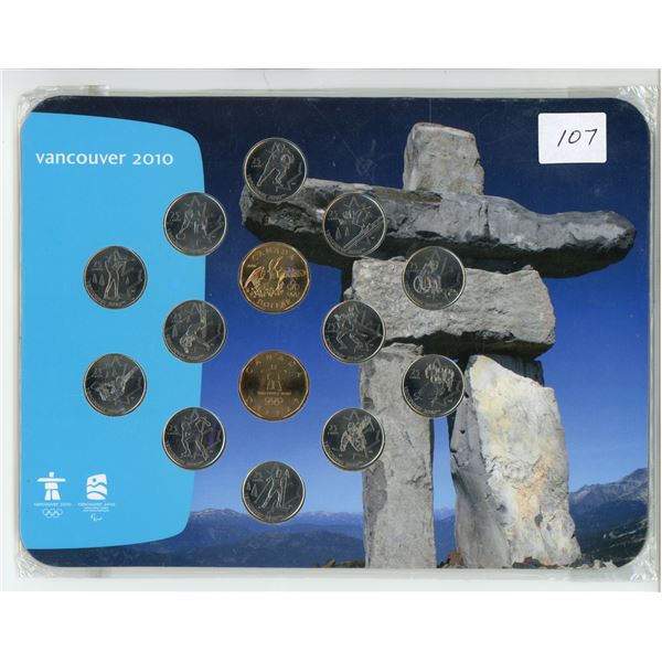 2010 Vancouver Olympic Loonies/quarters
