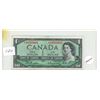 Image 1 : 1954 - $1.00 REPLACEMENT Note - Good condition