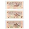 Image 2 : 3 - 1986 - $2.00 Notes - Unc