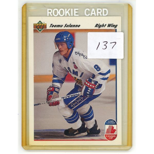 Teemu Salanne Upper Deck Rookie Card