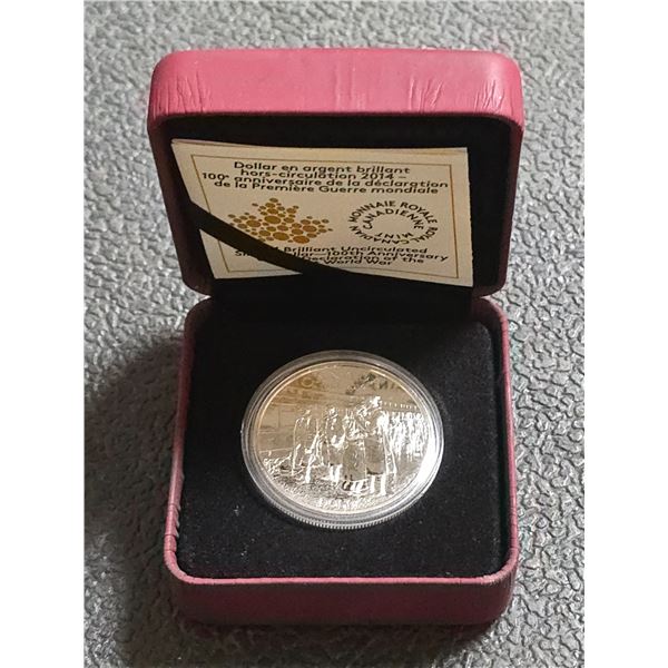 2014 - Brilliant Proof Silver Dollar