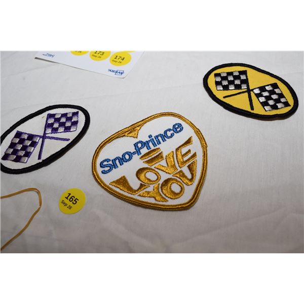 (3) 1970s NOS Vintage Snowmobile Patches