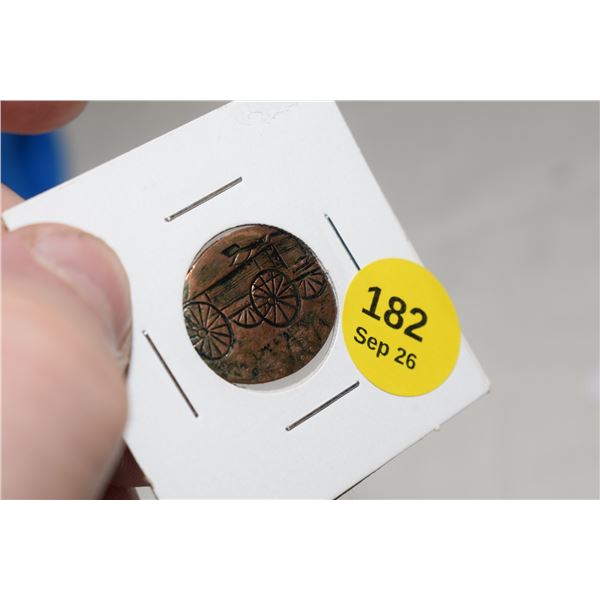 USA Penny Hobo Coin – Wagon