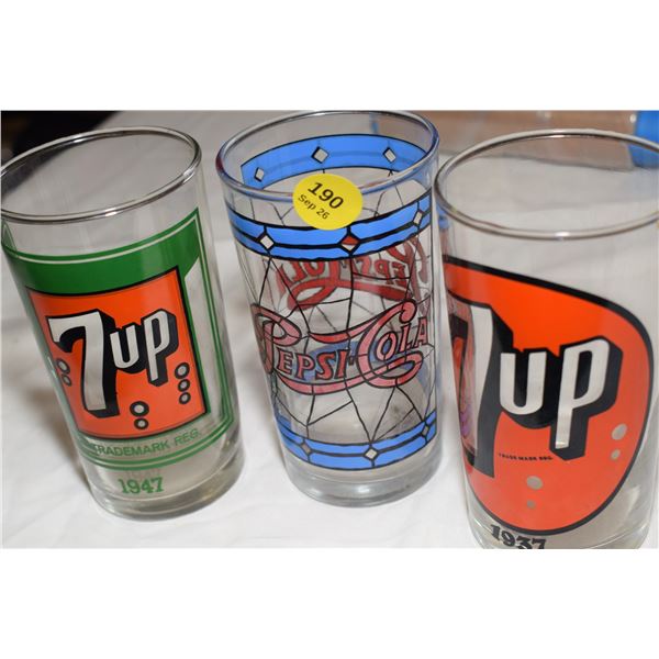 Vintage Soda Glasses