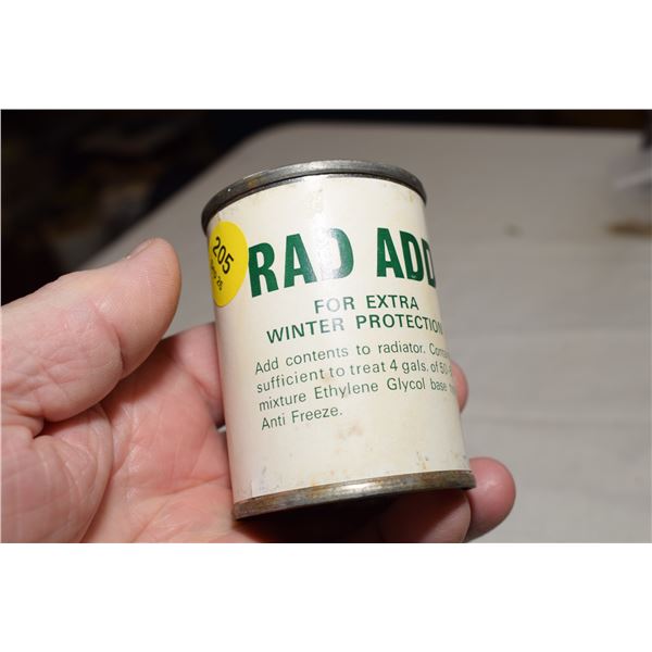 NOS Full Rad Add Radiator Fluid Tin
