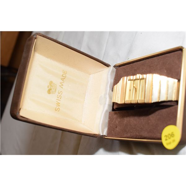 Vintage Men’s Gold-Tone Quartz Dress Watch – Needs Battery?