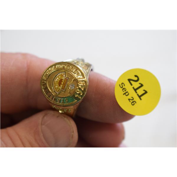 1929 Boston Bruins Stanley Cup Ring – COPY