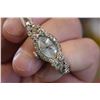 Image 6 : WOW!  Gruen Ladies 14k White Gold Cocktail Watch w/ Diamond Setting – Near Mint – 