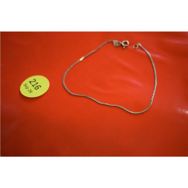 10k Gold Bracelet