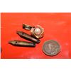 Image 3 : Gold Pendant, Old Penny, Old Pen Nibs, etc.