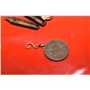 Image 5 : Gold Pendant, Old Penny, Old Pen Nibs, etc.