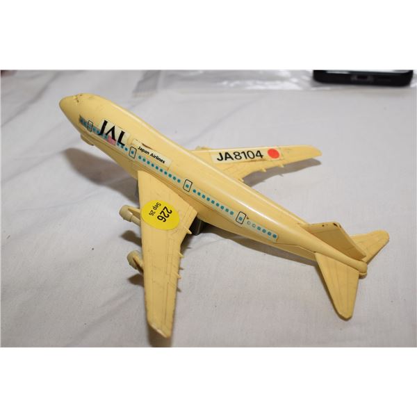 JAL Toy Airplane