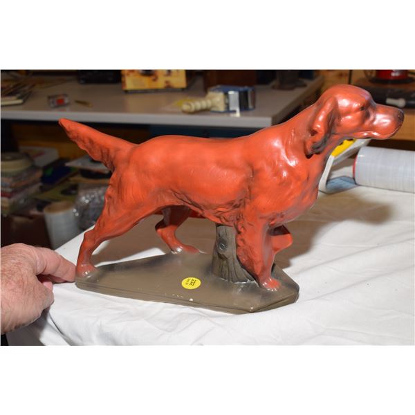 Large Ceramic Dog Figurine