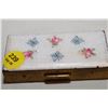 Image 1 : Ladies Porcelain & Brass Cigarette Box