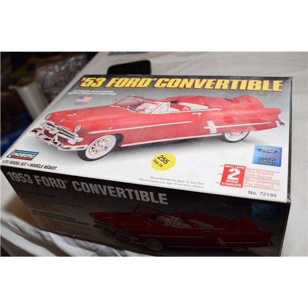 NOS 1953 Ford Convertible 1:25 Model Kit