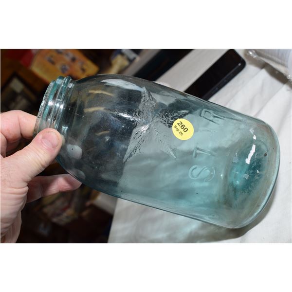 Rare 2qt Star Sealer Jar