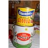 Image 1 : Squirrel Peanut Butter Tin, Canadian Honey Tin